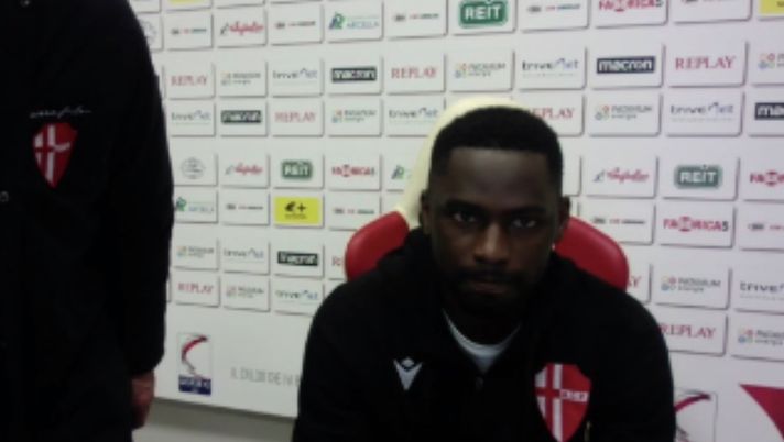 Sala stampa Padova-Fermana, Cissè: &#8220;Credo di aver ricambiato la fiducia in queste due partite&#8221; 