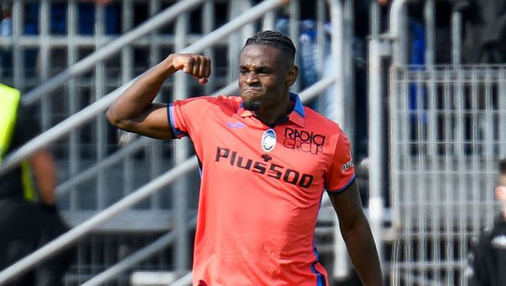 VENICE, ITALY - APRIL 23: Duvan of Atalanta scores his team's second goal during the Serie A match between Venezia FC and Atalanta BC at Stadio Pier Luigi Penzo on April 23, 2022 in Venice, Italy. (Photo by Maurizio Lagana/Getty Images) Atalanta, Zapata col Milan ci sarà: tris di rientri. Pezzella, Toloi e Ilicic… - immagine 1