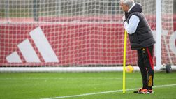 Roma, la rifinitura alla vigilia dell’Atalanta – FOTOGALLERY