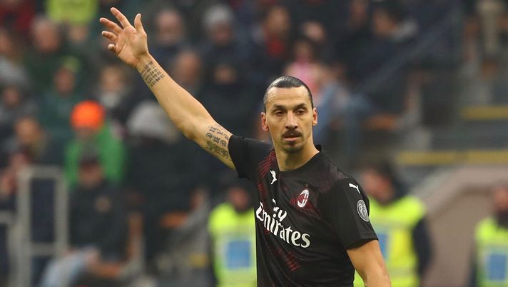 Zlatan Ibrahimovic, attaccante del Milan (credits: GETTY Images) 