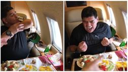 VIDEO / Maradona, show alcolico in aereo: chupito al volo ed esultanza senza freni