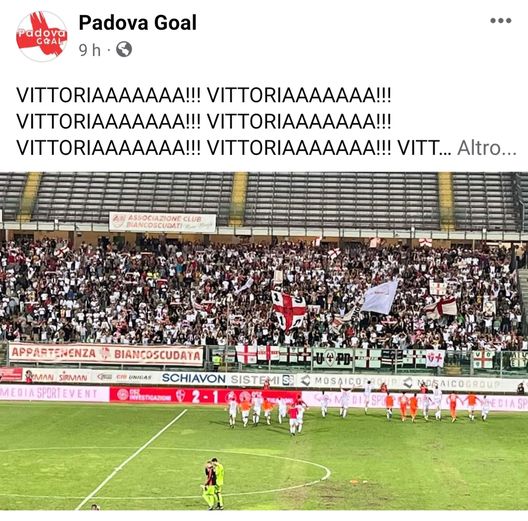 Il Padova conquista il derby: striscioni contro Ronaldo- immagine 2