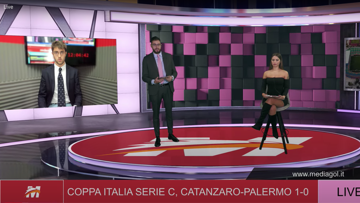 SportMediagol: il post partita di Catanzaro-Palermo 1-0  SportMediagol