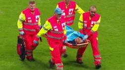 Juan Jesus esce in barella, per lui problema alla caviglia sinistra