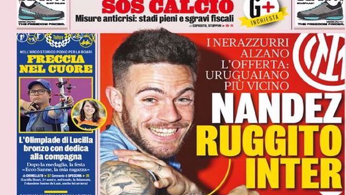 BUONGIORNO CTTACELESTE – LE PRIME PAGINE DEI PRINCIPALI QUOTIDIANI SPORTIVI – GUARDA 