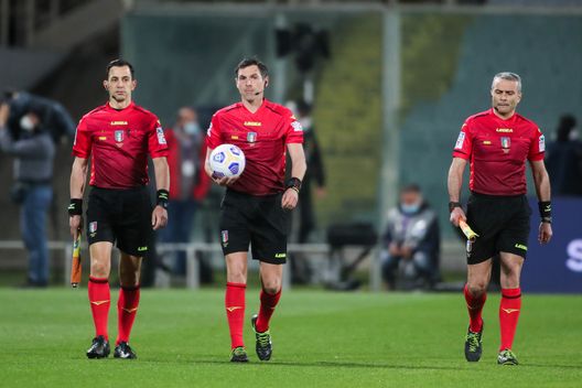 GERMOGLI PH: 11 APRILE 2021 FIRENZE STADIO ARTEMIO FRANCHI SERIE A FIORENTINA VS ATALANTA NELLA FOTO ARBITRI GERMOGLI PH: 11 APRILE 2021 FIRENZE STADIO ARTEMIO FRANCHI SERIE A FIORENTINA VS ATALANTA NELLA FOTO ARBITRI