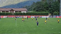 VIDEO Gli azzurri chiudono la seduta con una partitella
