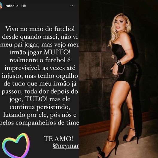 La sorella di Neymar difende il giocatore del Psg: “Il calcio è ingiusto, orgogliosa di…”- immagine 2