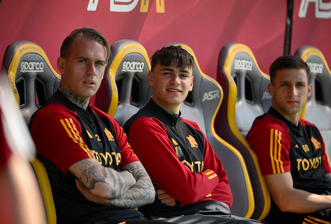 Roma, l’allenamento a Trigoria: lavoro individuale per Dybala -FOTOGALLERY - immagine 35