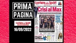 Prima pagina Corriere dello Sport: “Crisi al Max” | News