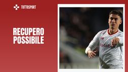 Roma-Milan, nessuna lesione per Dybala: l’argentino ci prova