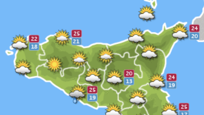 Meteo, Palermo: sereno con pioggia in serata, le previsioni di domenica 7 novembre  meteo