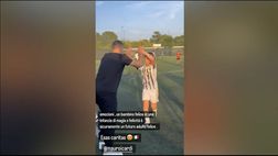 Partita tra bambini ed a sorpresa entra anche Icardi | VIDEO