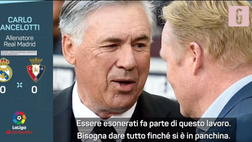 VIDEO Real Madrid, Ancelotti: “Esonero Koeman al Barcellona? Ha dato tutto”