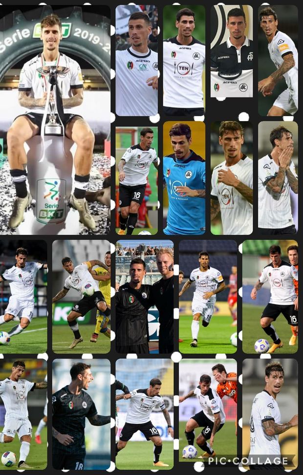  Un collage di foto dedicato a Bartolomei da parte dei tifosi spezzini 
