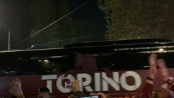 Video – Torino-Milan, l’arrivo del pullman granata allo stadio