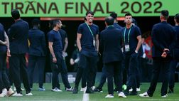 Il sopralluogo della Roma nell’Arena Kombetare di Tirana – FOTO GALLERY