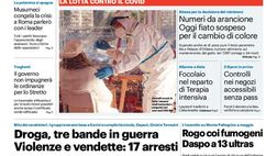 Prima Pagina, Giornale di Sicilia: “Numeri da arancione. Musumeci congela la crisi”
