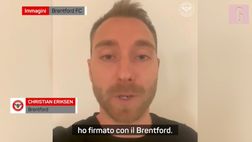 VIDEO Premier League, Eriksen: “Ho firmato per il Brentford. Ci vediamo presto!”