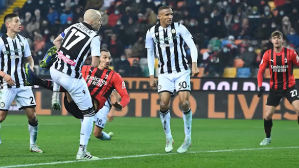 Udinese-Milan, la prodezza di Zlatan Ibrahimovic Udinese-Milan