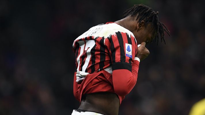 Rafael Leao (attaccante AC Milan) durante Milan-Bologna 0-0 (Serie A 2021-2022) | News (Getty Images) Rafael Leao AC Milan Milan-Bologna 0-0 Serie A 2021-2022