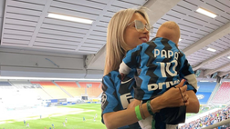 Inter-Udinese, Agustina Gandolfo allo stadio insieme alla piccola Nina