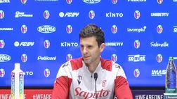 VIDEO / Domanda su De Laurentiis: Thiago Motta se la ride