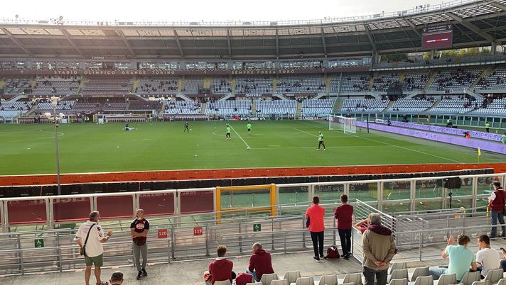 Torino-Lazio, le ultime dai campi: finito il riscaldamento delle squadre