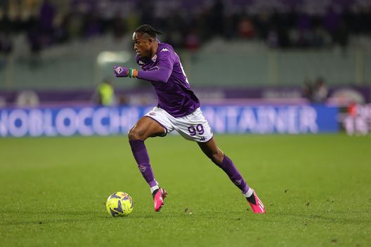 FLORENCE, ITALY - JANUARY 21: Christian Michael Kouakou Kouamé of ACF Fiorentina in action during the Serie A match between ACF Fiorentina and Torino FC at Stadio Artemio Franchi on January 21, 2023 in Florence, Italy. (Photo by Gabriele Maltinti/Getty Images) Kouamè dove sei finito? Da trascinatore della Fiorentina a panchinaro- immagine 2