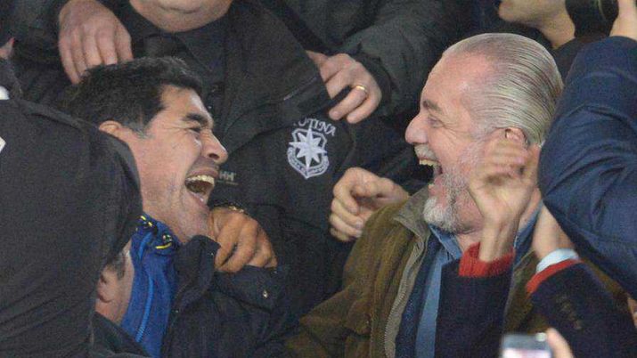 De Laurentiis vuole omaggiare Maradona: il presidente a Los Angeles per una serie tv - immagine 1