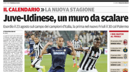 Messaggero Veneto: Juve-Udinese, un muro da scalare