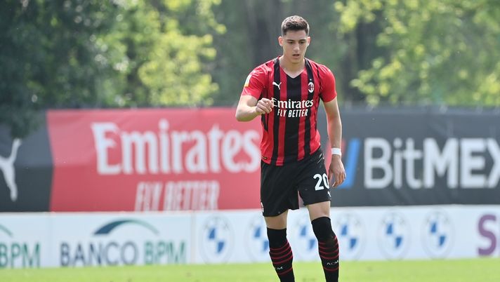 Marko Lazetic, attaccante del Milan e dell'Austria U19