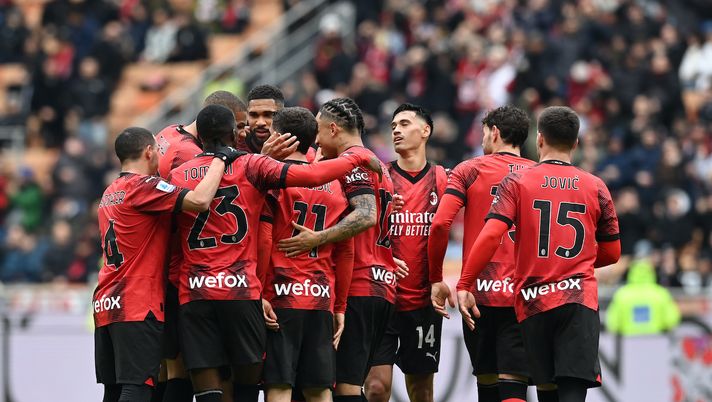 esultanza gol Christian Pulisic AC Milan Milan-Empoli 1-0 Serie A 2023-2024