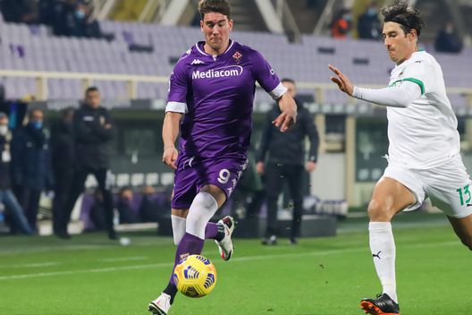 GERMOGLI PH: 16 DICEMBRE 2020 FIRENZE STADIO ARTEMIO FRANCHI SERIE A FIORENTINA VS SASSUOLO NELLA FOTO VLAHOVIC GERMOGLI PH: 16 DICEMBRE 2020 FIRENZE STADIO ARTEMIO FRANCHI SERIE A FIORENTINA VS SASSUOLO NELLA FOTO VLAHOVIC