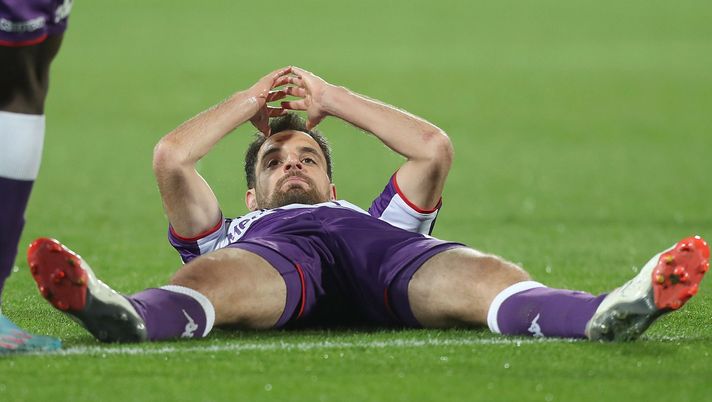 FLORENCE, ITALY - MARCH 02: Giacomo Bonaventura of ACF Fiorentina reacts during the Coppa Italia Semi Final 1st Leg match between ACF Fiorentina and Juventus FC at Stadio Artemio Franchi on March 2, 2022 in Florence, Italy. (Photo by Gabriele Maltinti/Getty Images) Dal centro sportivo: personalizzato per Bonaventura. Il punto - immagine 1