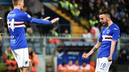 Pagelle Sampdoria – Pescara 3-1: Fa tutto Fernandes, gol ed assist per i gol di Quagliarella e Schick – Voti Fantacalcio