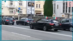 VIDEO Belgio-Italia, il tricolore invade Monaco: bandierine anche su auto tedesche