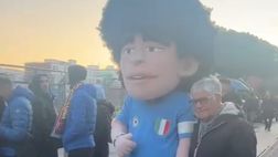 Sorpresa al Maradona prima di Napoli-Barcellona: allo stadio arriva anche… Diego