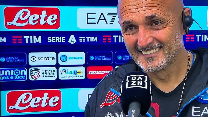 Spalletti a DAZN: “Concesso troppo rispetto alla nostra qualità” spalletti dazn napoli sassuolo