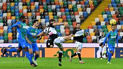 Serie A, Llorente colpisce e l’Udinese affonda il Sassuolo