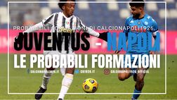 Juventus-Napoli, le probabili formazioni: Gattuso schiera il miglior undici