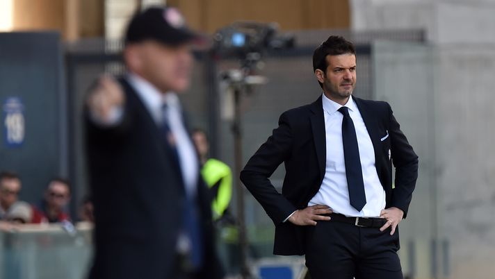 Andrea Stramaccioni e, sullo sfondo, Iachini Andrea Stramaccioni e, sullo sfondo, Iachini