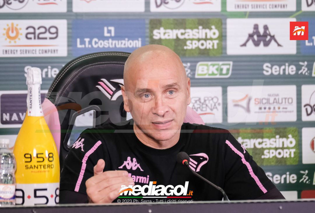 FOTO PALERMO, verso la Reggina: Mister Corini in conferenza stampa (Gallery) - immagine 13