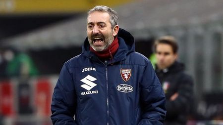 MILAN, ITALY - JANUARY 12: Marco Giampaolo, during the Coppa Italia match between AC Milan and Torino FC at Stadio Giuseppe Meazza on January 12, 2021 in Milan, Italy. Sporting stadiums around Italy remain under strict restrictions due to the Coronavirus Pandemic as Government social distancing laws prohibit fans inside venues resulting in games being played behind closed doors. (Photo by Marco Luzzani/Getty Images)