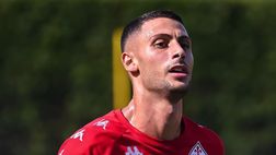 Le immagini del primo allenamento con la maglia viola di Mandragora