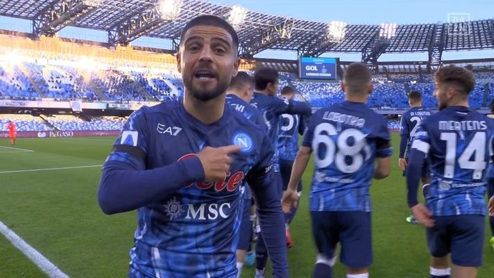 Il Napoli spedisce la Salernitana agli inferi: Insigne nel mito di Diego - immagine 1