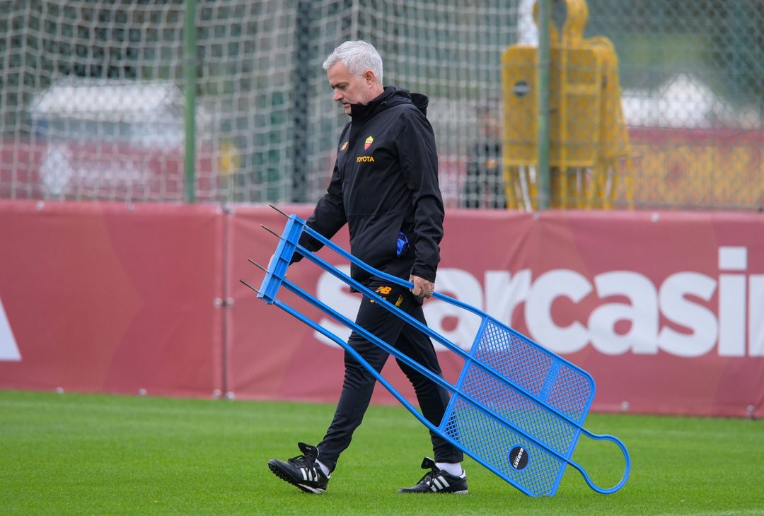 Roma, l’allenamento prima della partenza per il Portogallo – FOTO GALLERY - immagine 9