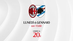 Milan-Sampdoria, biglietti a prezzi speciali per la prima del 2020