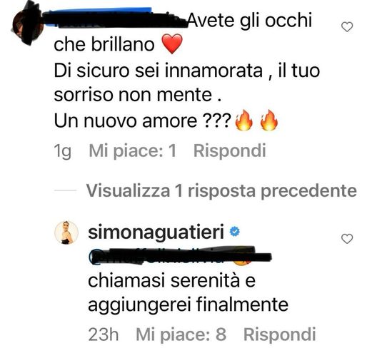 Messaggio enigmatico di Simona Guatieri sugli ex, finita con Keita Balde? “Finalmente serena”- immagine 3