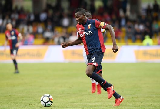 BENEVENTO, ITALY - MAY 12: Isaac Cofie of Genoa CFC in action during the serie A match between Benevento Calcio and Genoa CFC at Stadio Ciro Vigorito on May 12, 2018 in Benevento, Italy. (Photo by Francesco Pecoraro/Getty Images) Isaac Cofie
